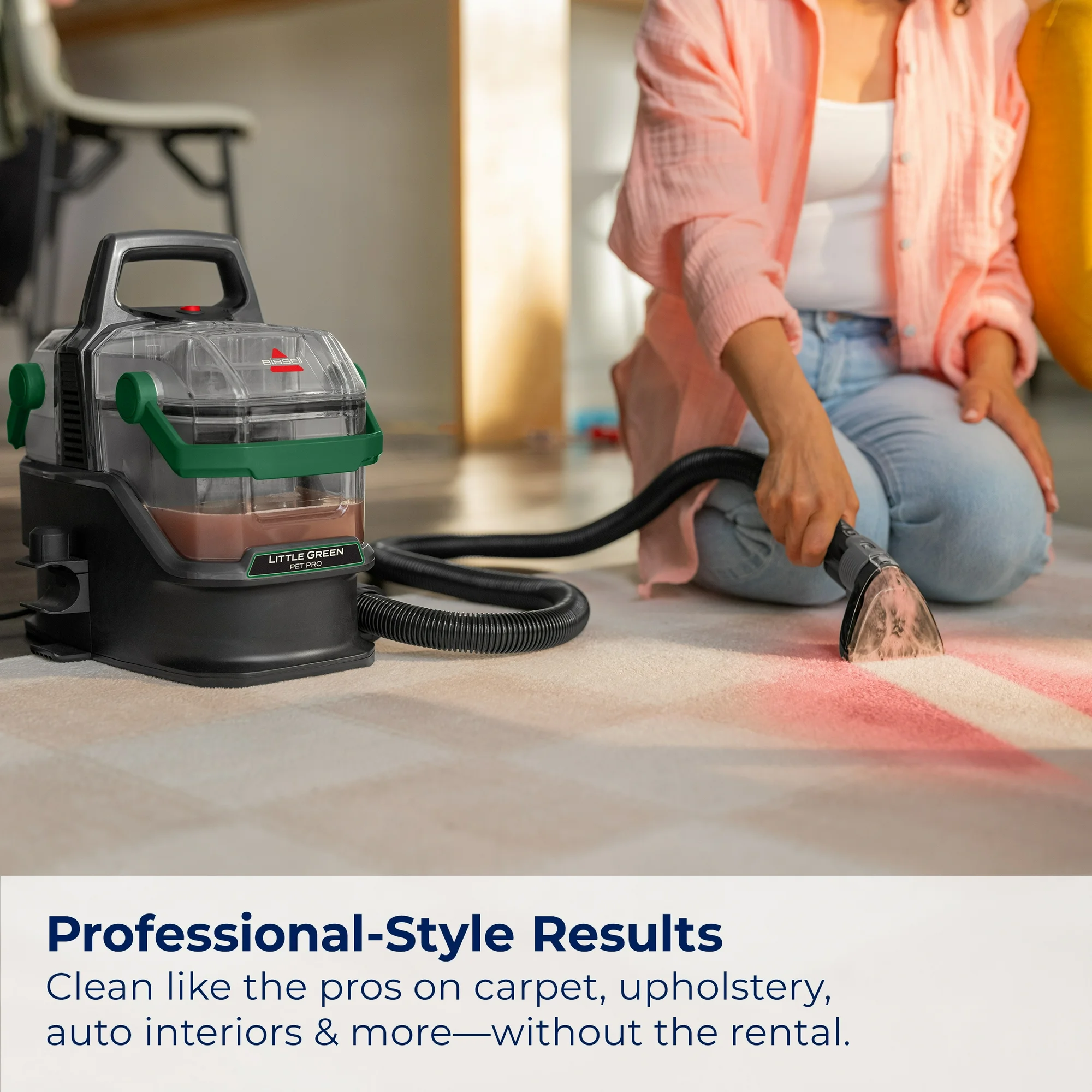 BISSELL Little Green Pet Pro Portable Carpet Cleaner Portable