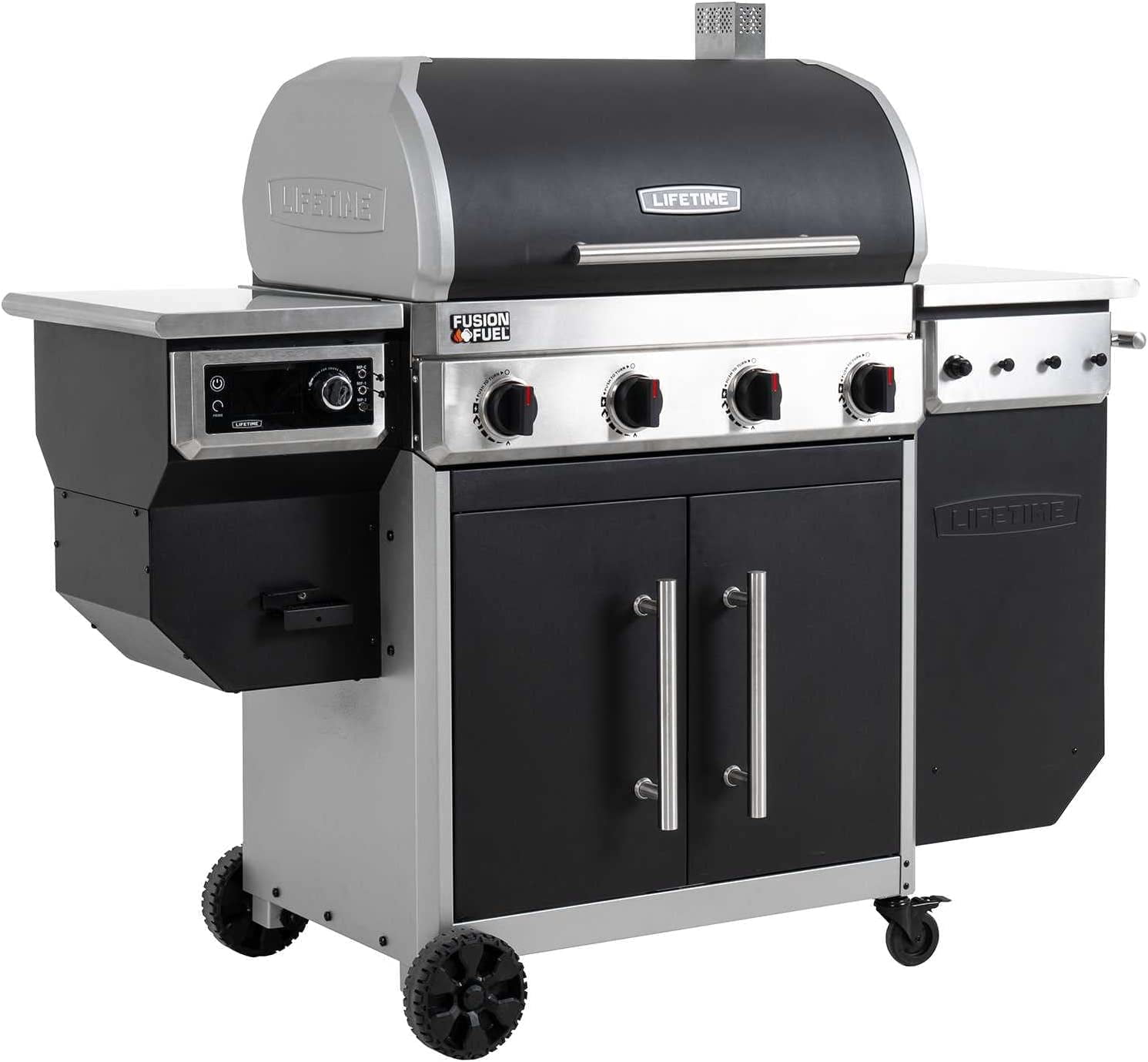 Lifetime Gas Grill and Wood Pellet Smoker Combo - Thumbnail 2