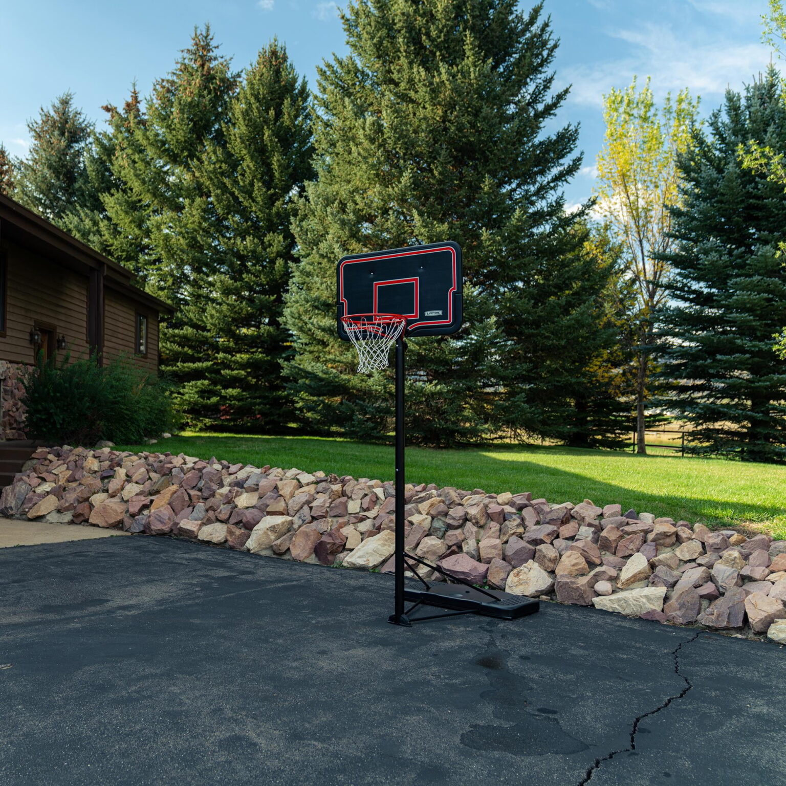 Lifetime 44-Inch Impact Portable Basketball Hoop with Telescoping ...