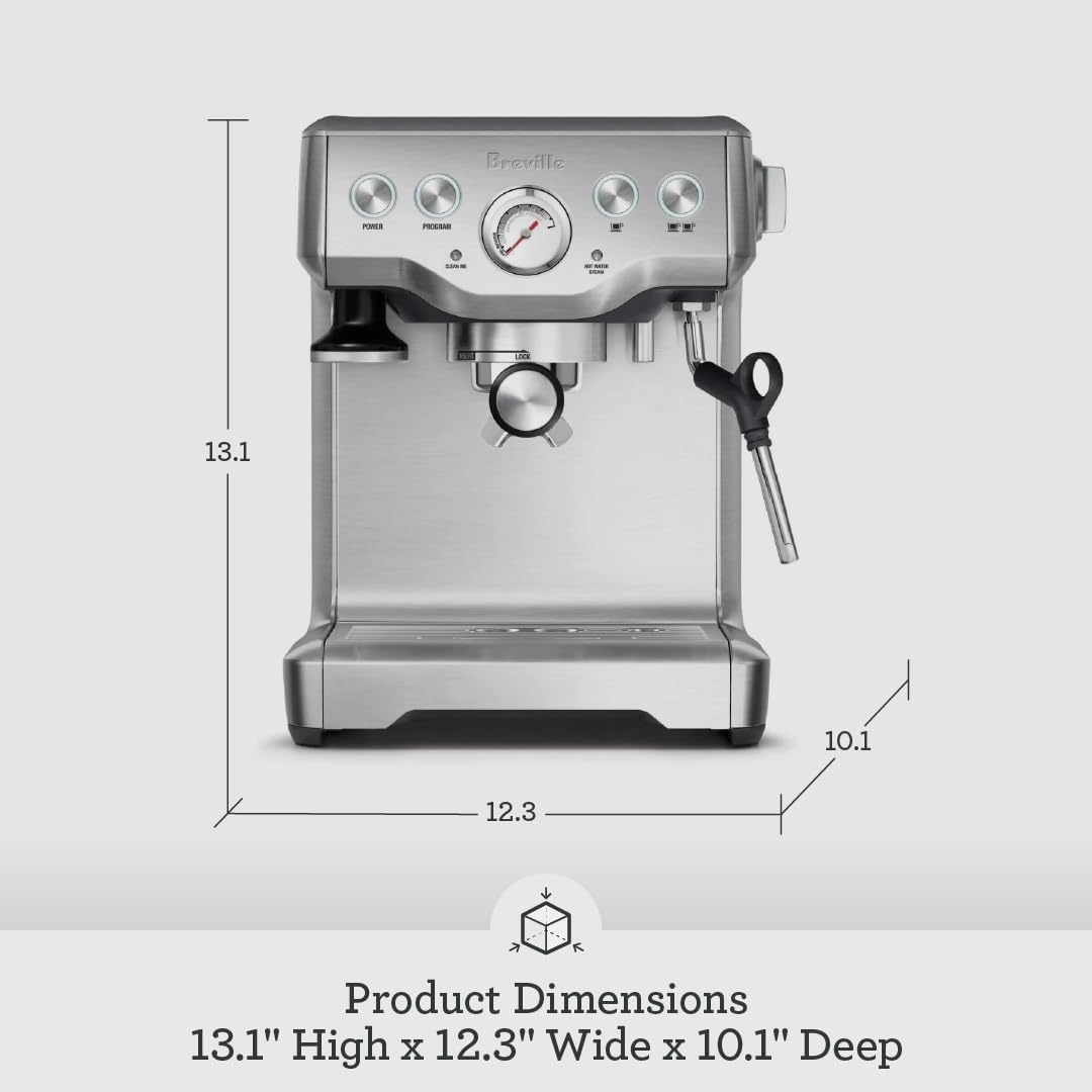Breville Infuser Espresso Machine BES840XL, Brushed Stainless