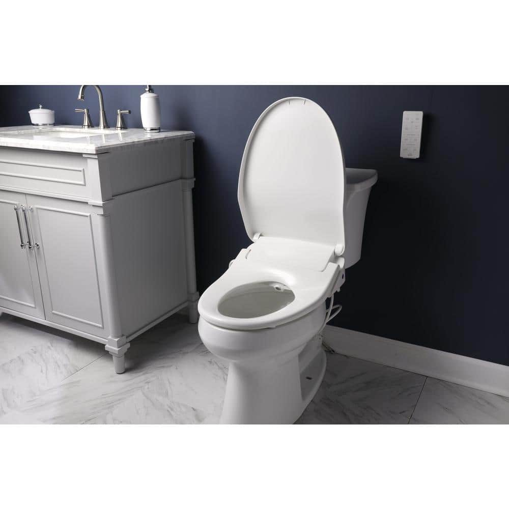 Bio Bidet HD-7000 Electric Bidet Seat for Round Toilets in White
