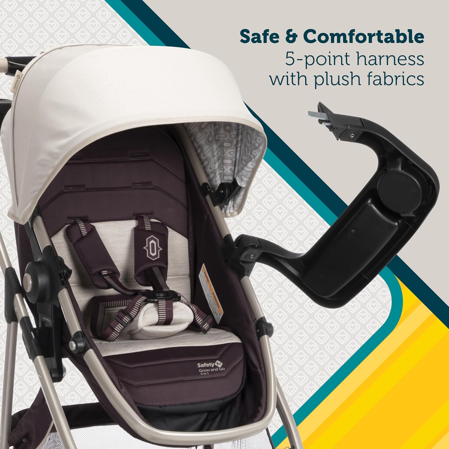 Safety First Car Seat Stroller In Safety 1st Deluxe Grow And Go Travel  System Stroller And Car Seat