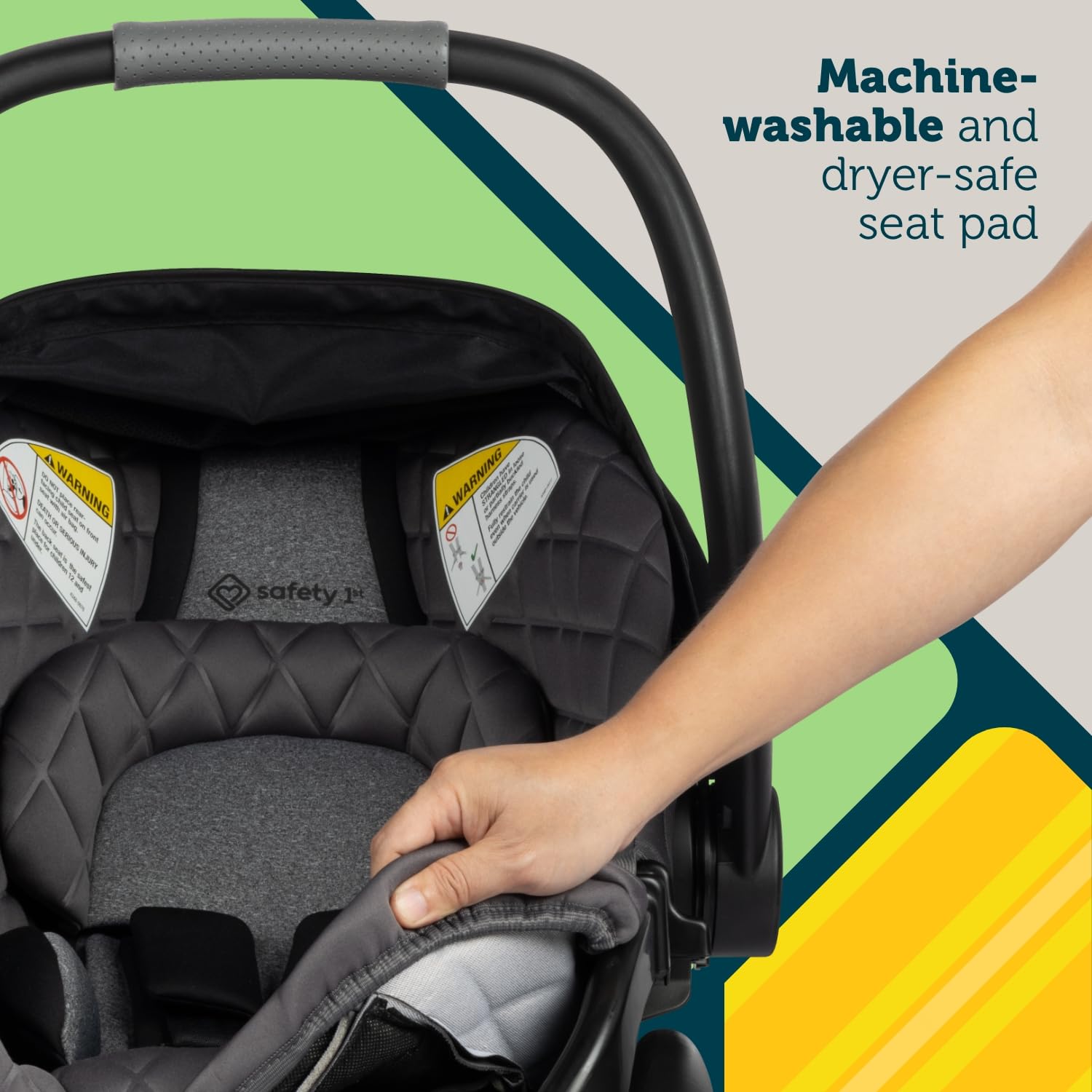 Safety 1st onBoard Insta-Latch DLX Infant Car Seat with Base, Baby Car Seat  for 4-30 lbs., Rear Facing Car Seat, Ironbark - MartDiscover.com