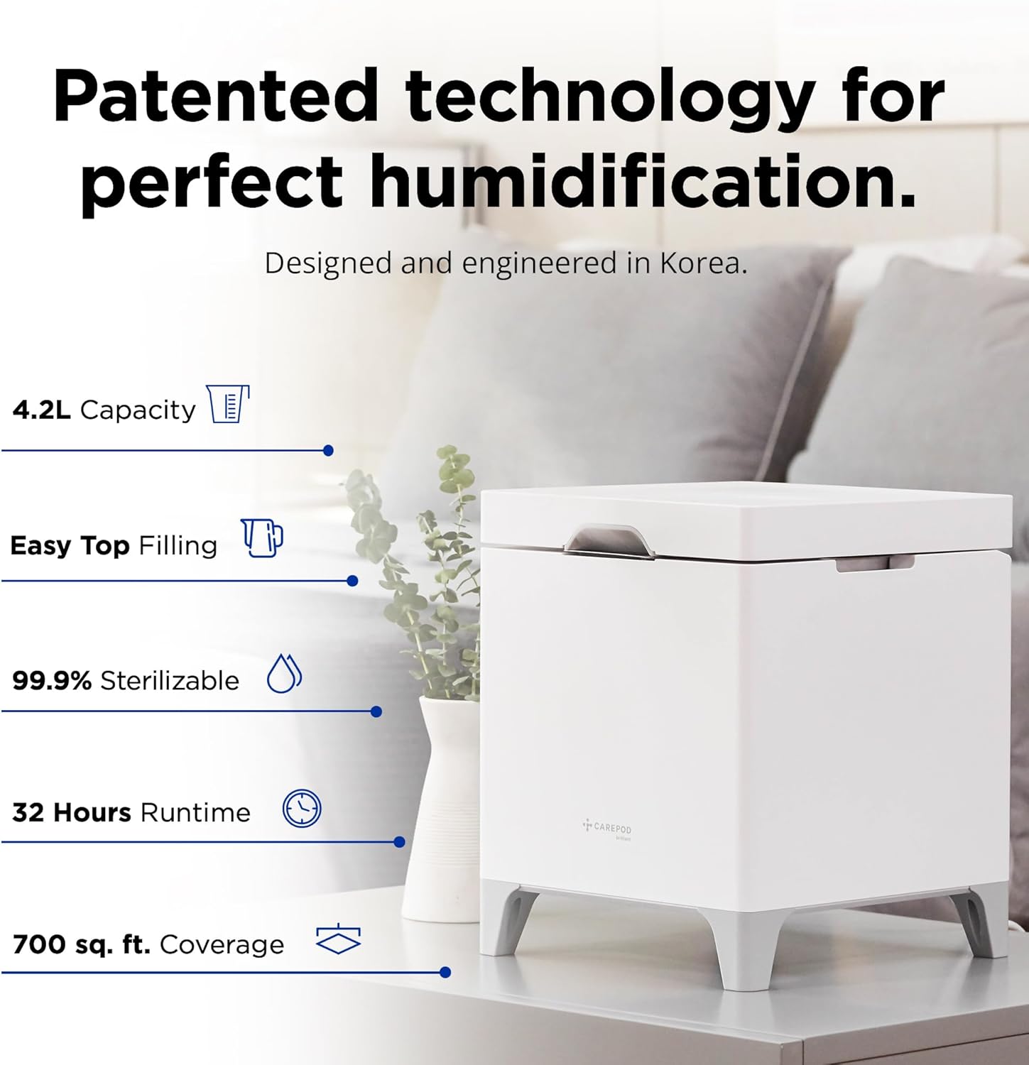 Carepod Cube Plus X50V Humidifier - Thumbnail 4