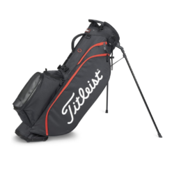Titleist Players 4 Golf Bag, Black/Black/Red - MartDiscover.com